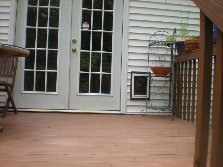 screen porch deck renovation, decks, porches, new stained deck
