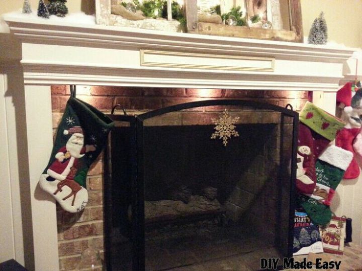 fireplace mantel lighting, lighting, seasonal holiday decor