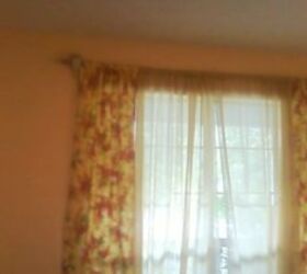 guest bedroom paint and curtains, See from a distance serene