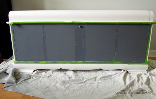 painted hope chest makeover, painted furniture