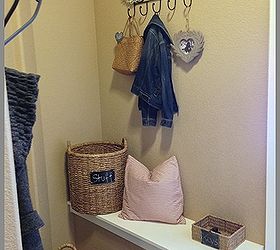 tiny mudroom organizing and decorating, laundry rooms, organizing