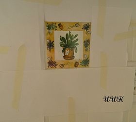 kitchen reno on a budget painting ceramic tile, painting, tiling, 5 ugly tiles to be painted