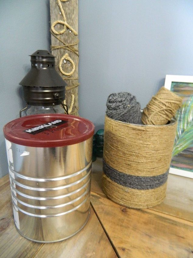 quick amp easy coffee can makeover, crafts, repurposing upcycling