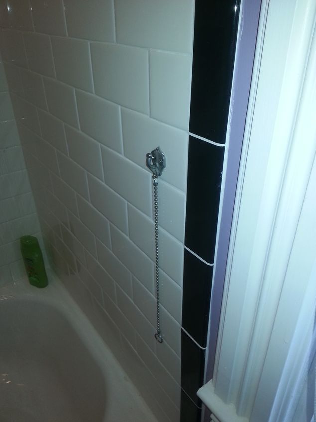vintage tie back installing bath hardware in tile, bathroom ideas, diy, home maintenance repairs, how to, tiling, To help you see the work in action I have included a video You can also visit the post for further details