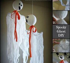 Simple, Inexpensive Spooky Ghost Tutorial for #Halloween