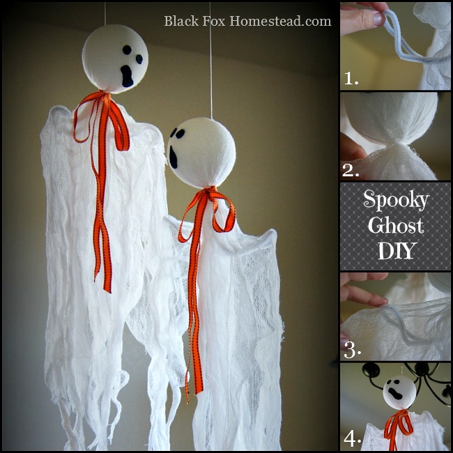 simple inexpensive spooky ghost tutorial for halloween, halloween decorations, seasonal holiday d cor