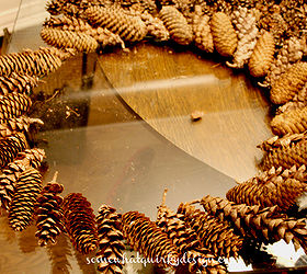 do you know how to make a pine cone wreath, crafts, seasonal holiday decor, These cones are the base for the other pine cones