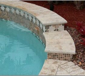 a spillway on your pool spa with no cuts just use the 3 sided bullnose paver easy, concrete masonry, decks, outdoor living, pool designs, spas, Three sided bullnose coping paver Use it as an end for low raised walls Fast and easy to install