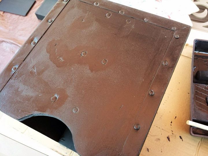 up cycled army field desk