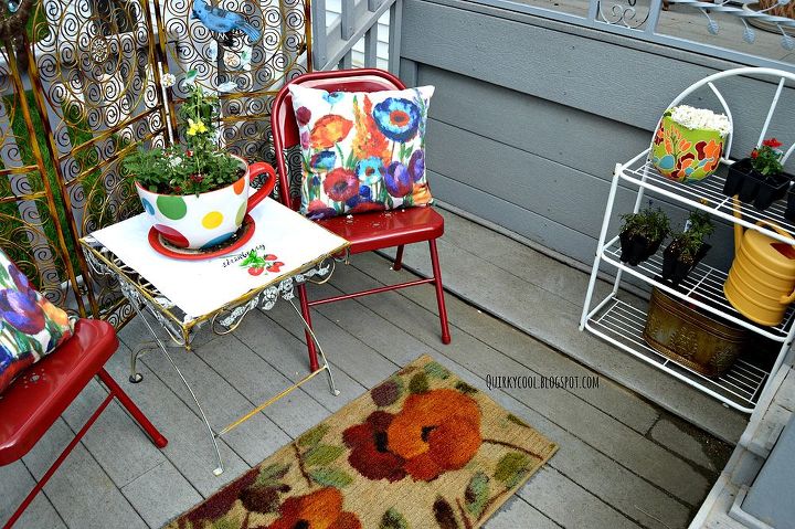 creating an outdoor space with recycled items, decks, outdoor furniture, outdoor living, repurposing upcycling