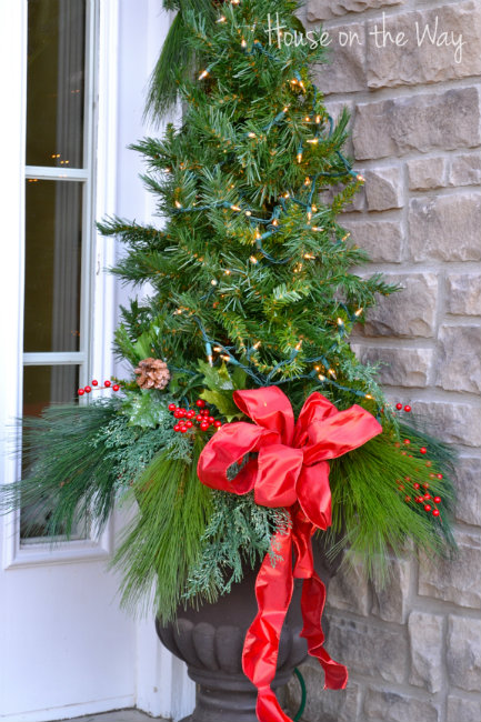 decorao de natal da porta e varanda