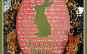 French Easter Art Using "Americana Decor CHALKY Finish" Paint #easter