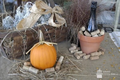 fall decoration burlap and pumpkins, halloween decorations, seasonal holiday decor