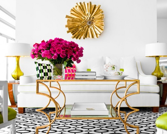 2013 hot decorating amp staging trend 5 we are crushing on brass it s, home decor, real estate, This coffee table is to die for and check out the eye catching metallic decorative wall piece this is chic