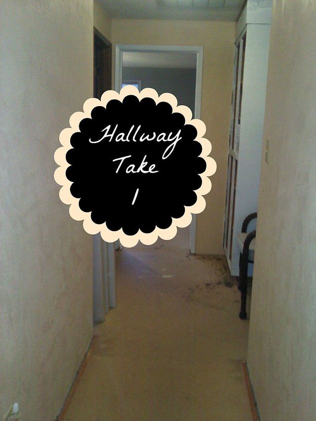 our hallway home improvement project, diy, foyer, home decor
