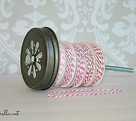 a fun way to organize your craft room, organizing, until it looked like this I screwed the nut on the bottom to keep the spools secure
