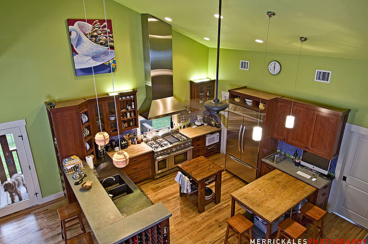 my kitchen in austin tx, home decor, kitchen design, An aerial shot of our kitchen