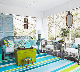 9 tips to getting your room color s right, decks, outdoor living, Relaxing blues are uplifted with the brightness and warmth of lime green with yellow undertones