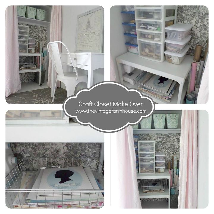 craft closet, cleaning tips, closet, craft rooms, home decor, repurposing upcycling, storage ideas