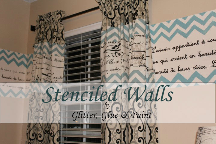 stenciled walls, paint colors, painting, wall decor