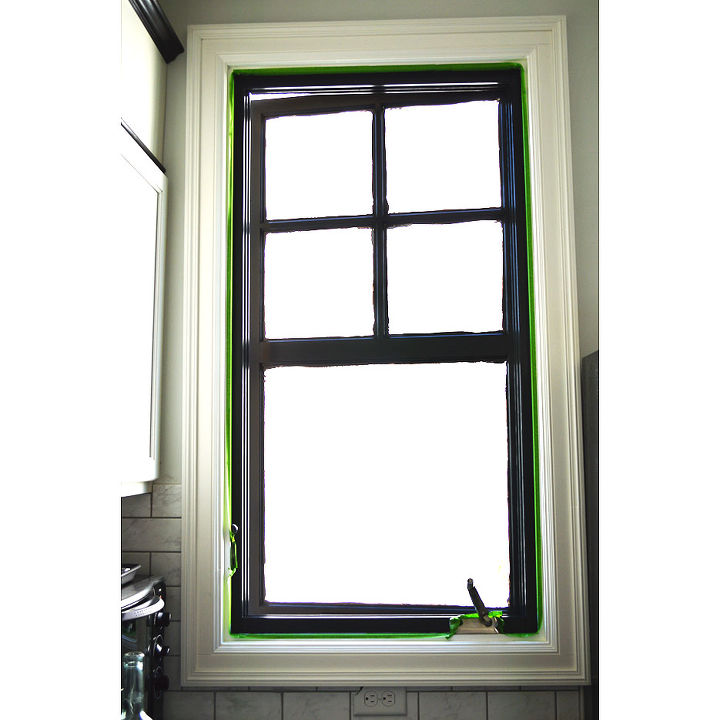 pintura de janela 101, Como pintar uma janela Passo 1
