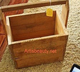 come see how i made a rustic tool box into a chic champagne drink carrier, crafts, home decor, old rustic tool box