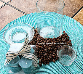 quick and easy cylinder coffee bean center piece, home decor, Supplies you will need