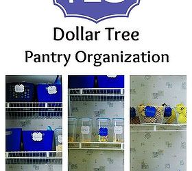 15 dollar tree pantry organization, closet, organizing