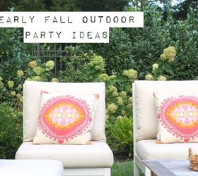 early fall outdoor party ideas, hydrangea, outdoor living, seasonal holiday decor, Get ideas for your Fall Bash