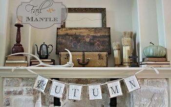Fall Mantle and Autumn Bunting