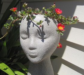 paint a face or not, gardening, painting, repurposing upcycling, This is April rose from last year