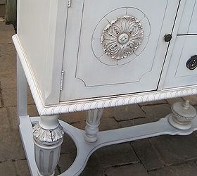 q antique sideboard before and after what would you choose, painted furniture