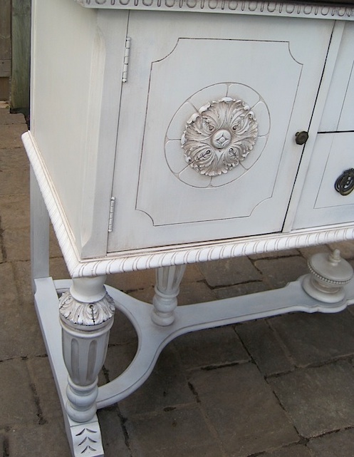 q antique sideboard before and after what would you choose, painted furniture