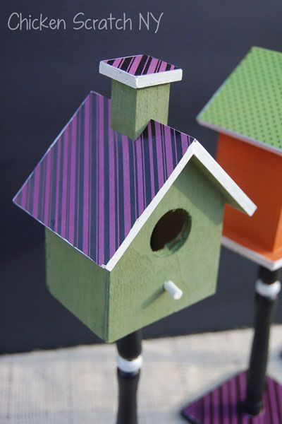 halloween birdhouses, crafts