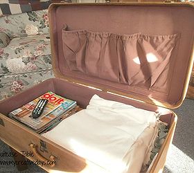 suitcase coffee table, painted furniture, repurposing upcycling, Upcycled Suitcase Coffee Table