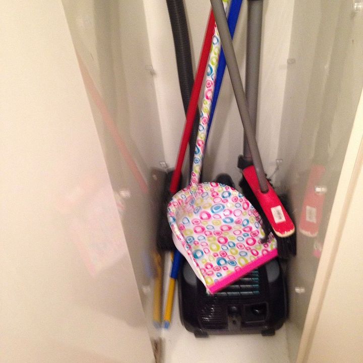 q broom closet needs organization, closet, organizing