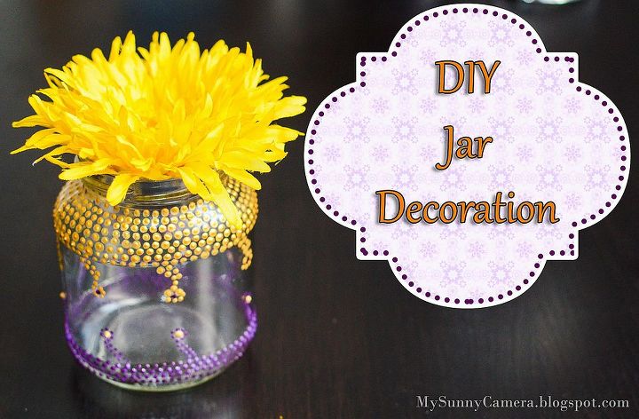 diy glass jar decoration, crafts