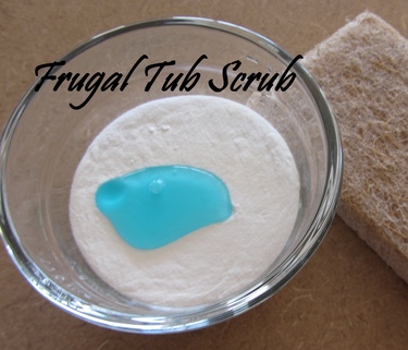 diy frugal tub scrub, cleaning tips, Just a few simple and frugal ingredients to get your tub clean