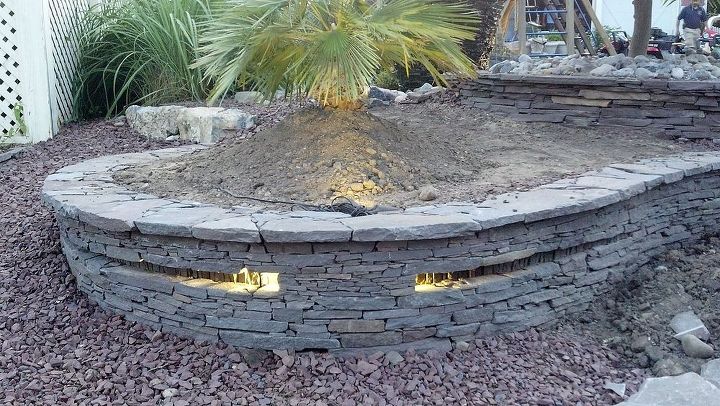 stacked stone landscape artwork monmouth county new jersey, concrete masonry, landscape, outdoor living, ponds water features, Click on this linkhttp www bjlaquascapes com stacked stonework html To see more about our stacked stonework process and ideas