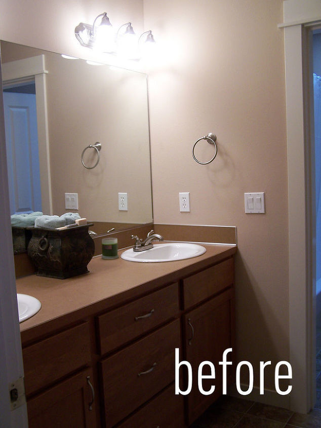 kids simple bathroom makeover before amp after, bathroom ideas, bedroom ideas, home decor