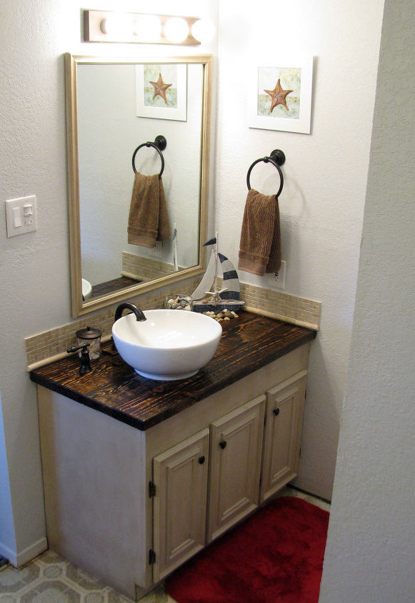 bathroom vanity makeover, bathroom ideas, remodeling, Our version of a beautiful bathroom vanity