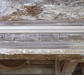 how to make a plaster panel mould, Once dry it is removed from the bench