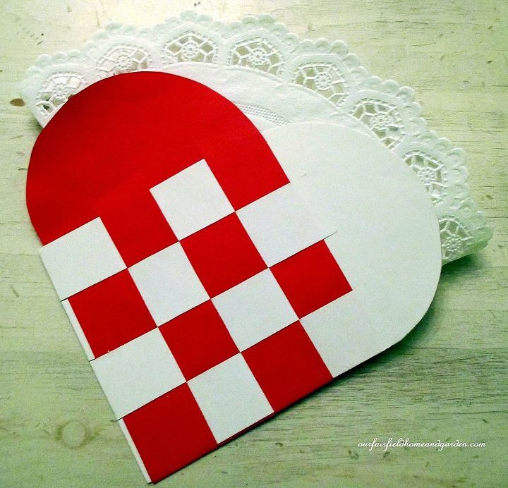sweet amp simple valentine s day, crafts, seasonal holiday decor, valentines day ideas, homemade paper heart with cookies