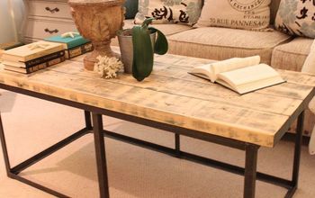 How I made a DIY version of a Restoration Hardware coffee table.