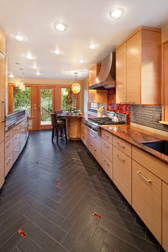kitchen flooring wood vs tile, flooring, kitchen design, tile flooring, tiling, Tile Floor In Kitchen