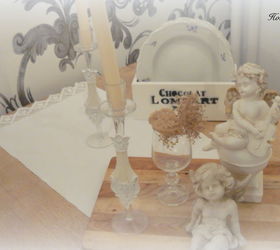 candy table and adding more white to the dinning room, home decor, painted furniture