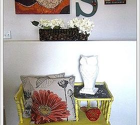 upcycled telephone desk, painted furniture, repurposing upcycling, After and styled