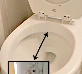 keep a toilet clean much longer, bathroom ideas, cleaning tips, Siphon jets below the rim of the toilet bowl