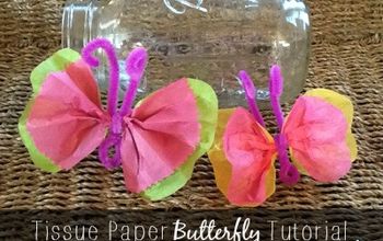Tissue Paper Butterfly Tutorial