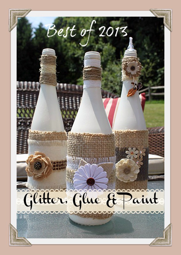 best of 2013, crafts, My most popular project is my Tiki Wine Bottles
